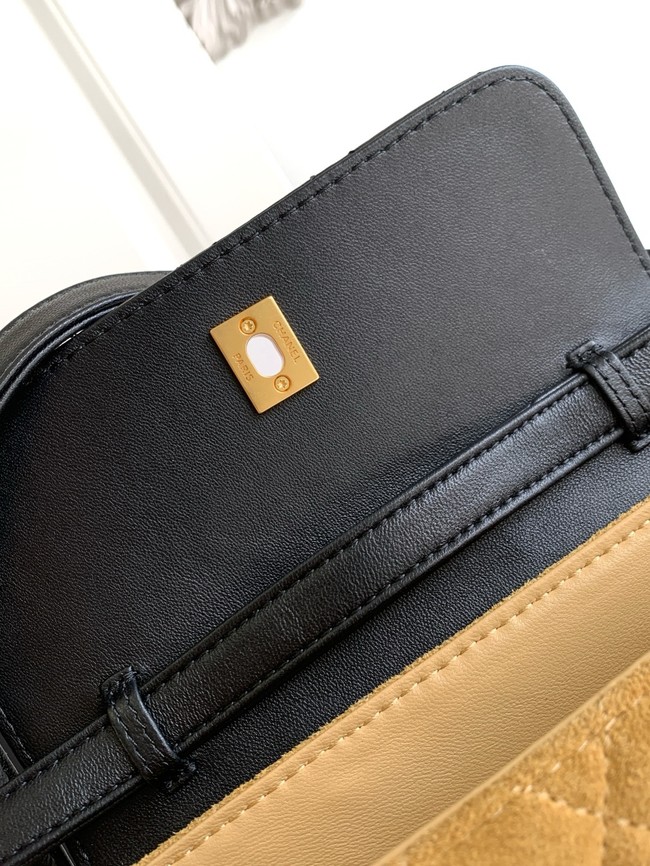 Chanel MINI FLAP BAG AS4677 TAN