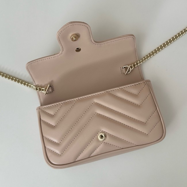 Gucci GG Marmont mini bag 476433 pink