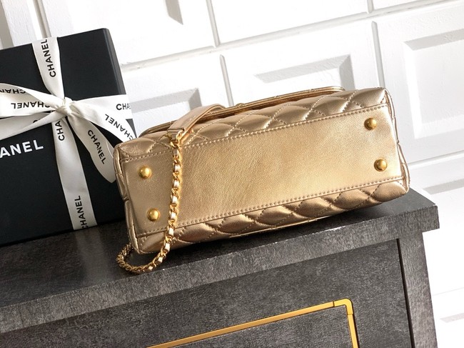 Chanel LARGE FLAP BAG WITH TOP HANDLE 92991-18