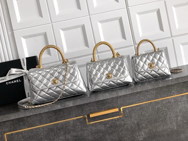 Chanel LARGE FLAP BAG WITH TOP HANDLE 92991-19