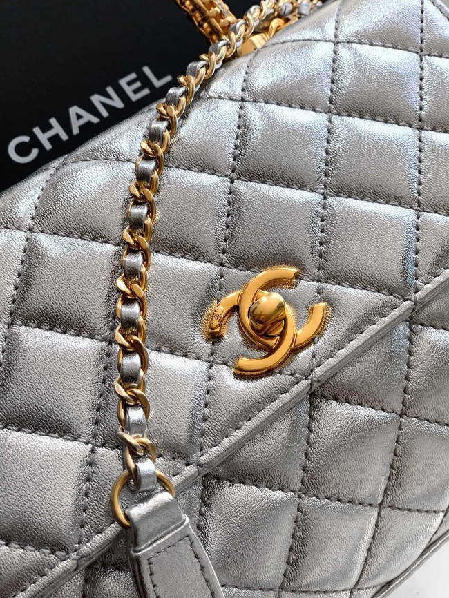 Chanel LARGE FLAP BAG WITH TOP HANDLE 92991-19