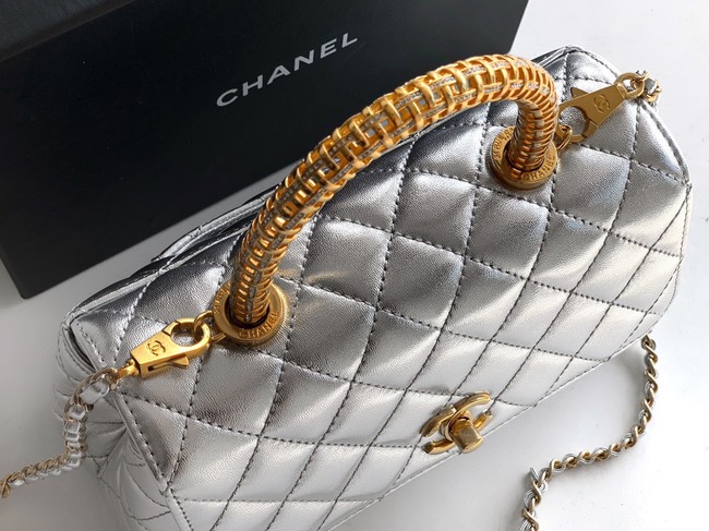 Chanel LARGE FLAP BAG WITH TOP HANDLE 92991-19