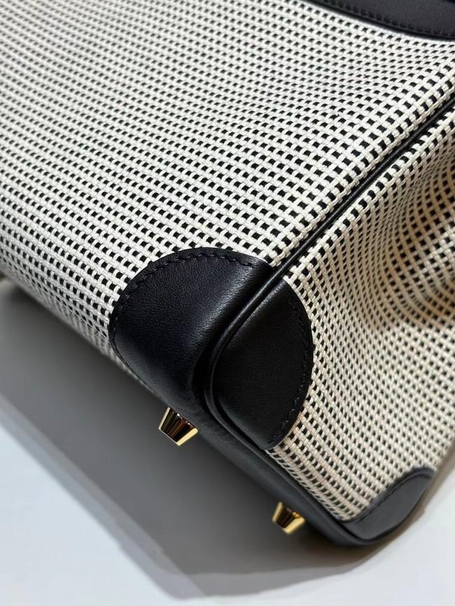 Hermes Birkin Bag togo Leather&Canvas 77886-3