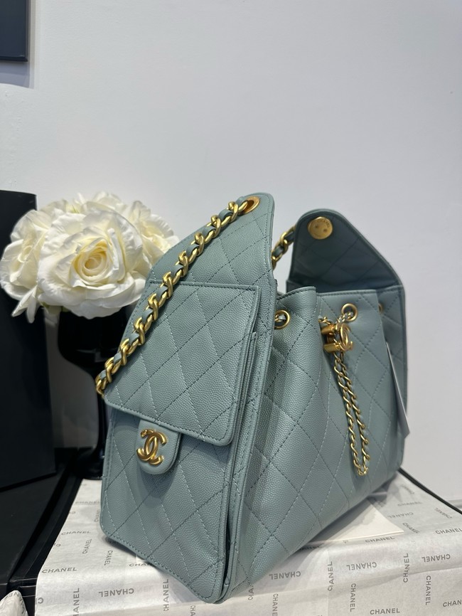 CHANEL 25 SMALL HANDBAG AS5293 green