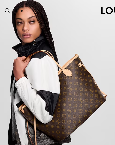 Louis Vuitton Neverfull Bandouliere Inside Out MM M12257 Monogram&red