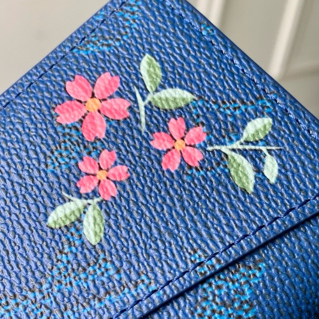 Louis Vuitton NEW Pocket Organizer M25973 blue