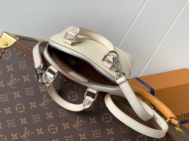 Louis Vuitton Alma Mini LV&I CUSTOMIZABLE M81945 Quartz White