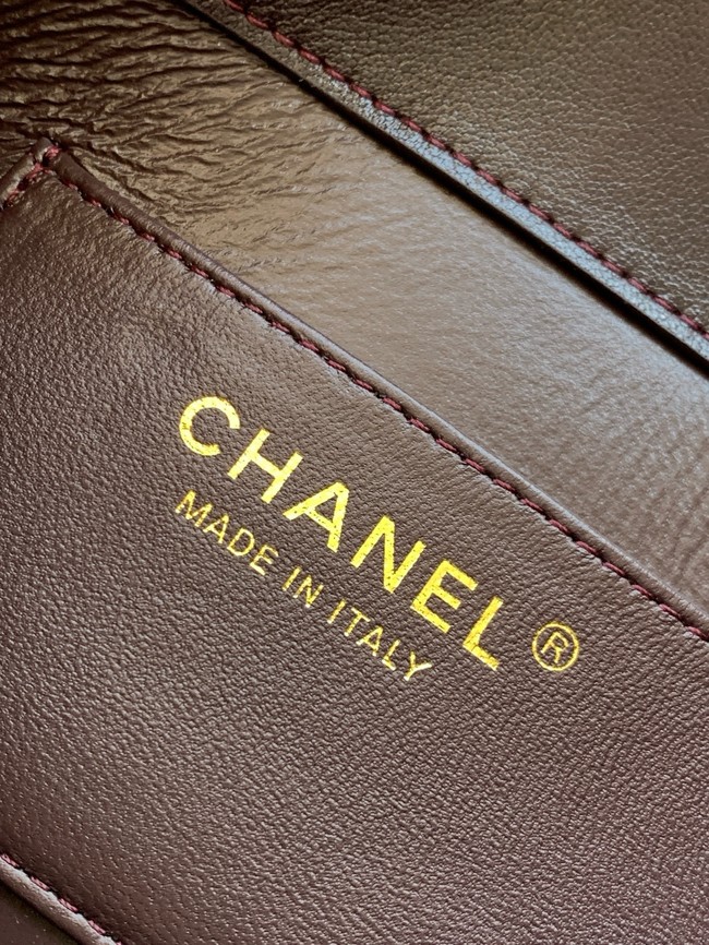 CHANEL Medium Flap Bag AS5618 Dark Brown