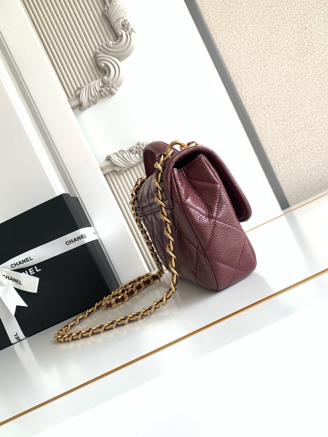 CHANEL Mini Flap Bag AP5147 burgundy