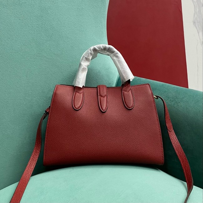 Gucci Jackie 1961 medium tote bag 68895 Rosso Ancora red