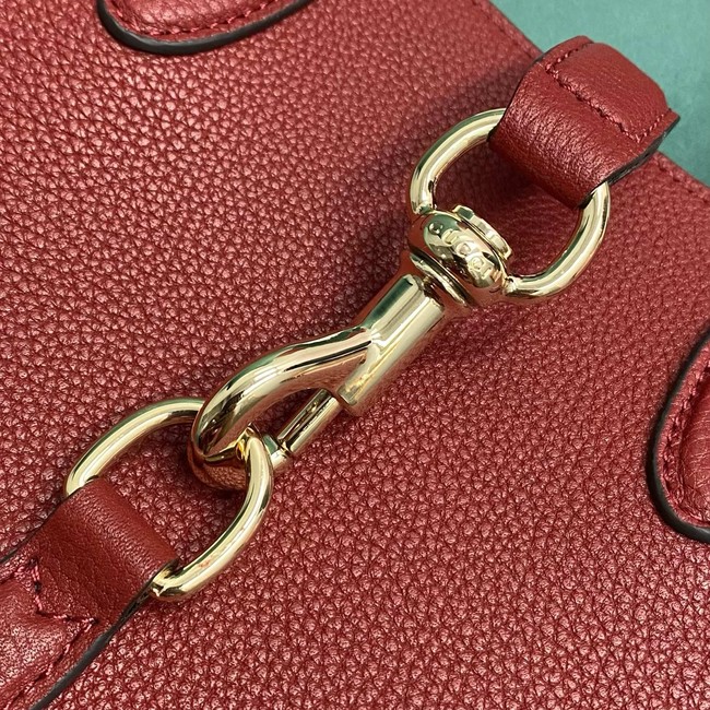 Gucci Jackie 1961 medium tote bag 68895 Rosso Ancora red