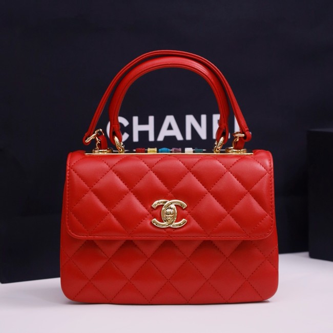 CHANEL mini Flap Bag With Top Handle 4654-6