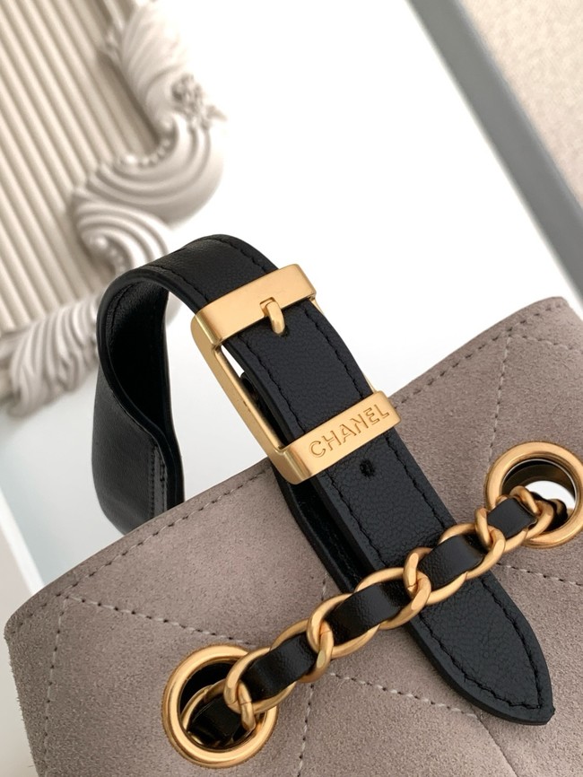 CHANEL Shopping Bag AS5434 black&gray