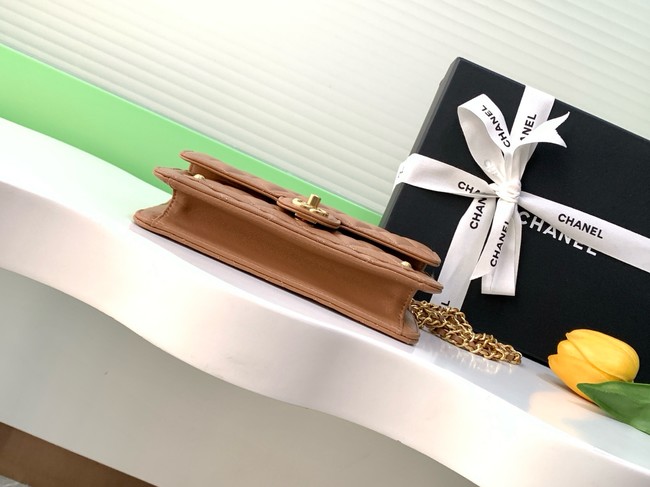 Chanel Wallet On Chain AP4674 brown