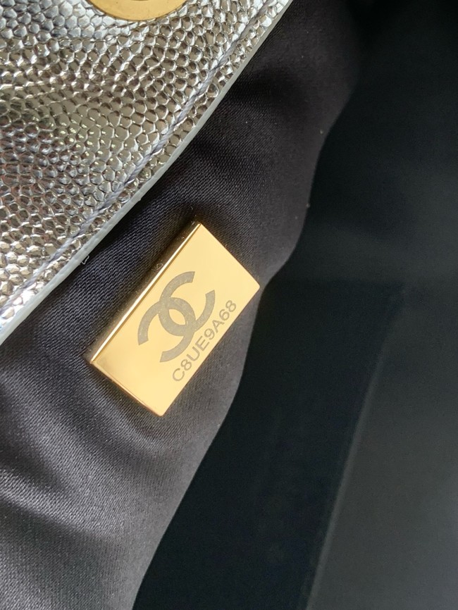 CHANEL 25 Medium Handbag AS5311 Silvery