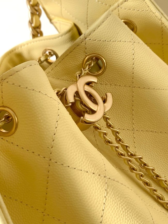 CHANEL 25 Medium Handbag AS5311 yellow