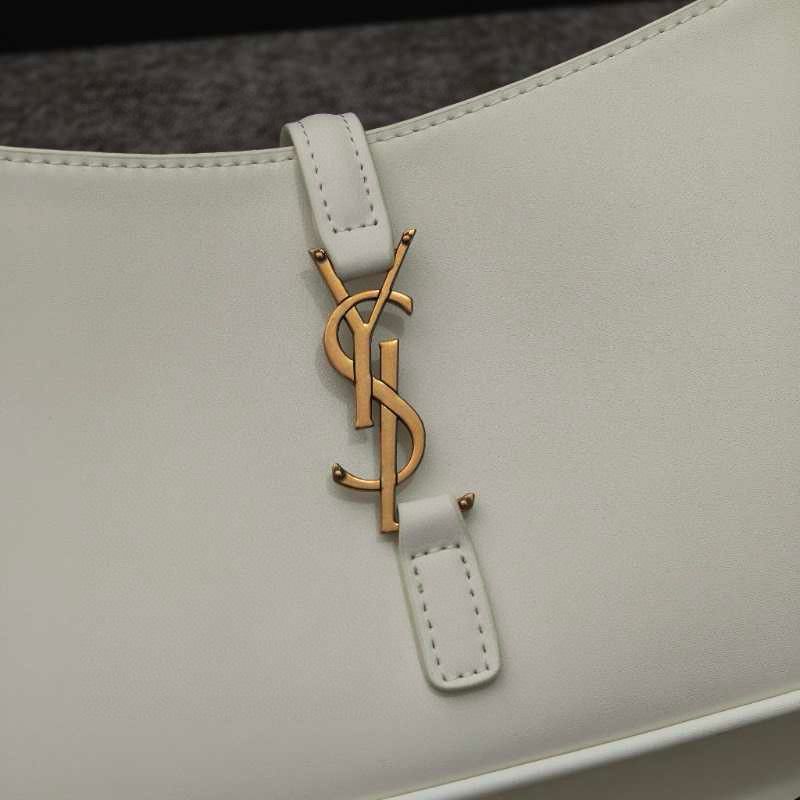 Yves Saint Laurent Original Leather Mini Shoulder Bag LE5A7 White Yves Saint Laurent Original Leather Mini Shoulder Bag LE5A7 White