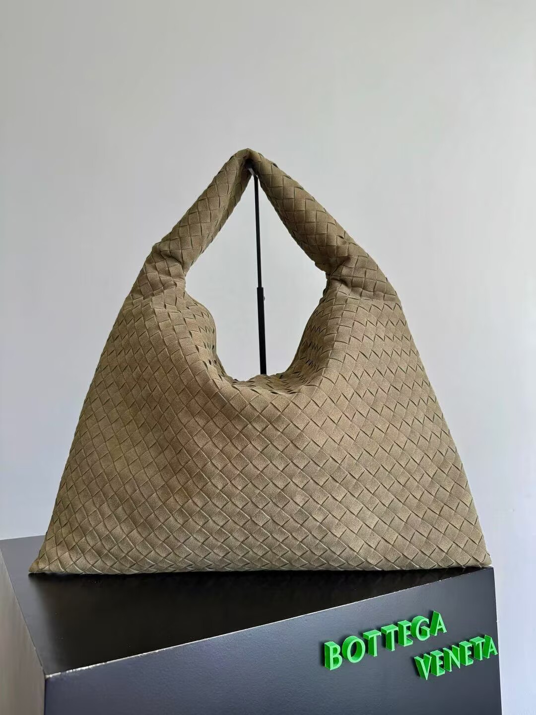 Bottega Veneta Large Hop Bag 763970 Gray