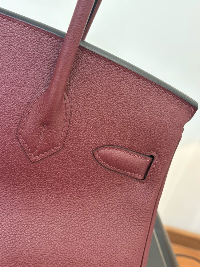 Hermes Birkin evercolor 66541 burgundy