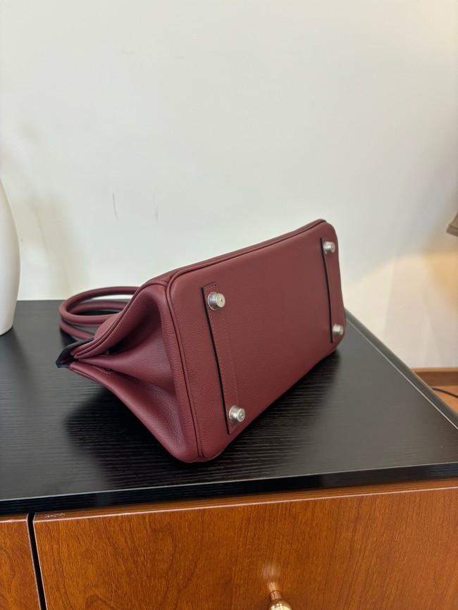 Hermes Birkin evercolor 66541 burgundy