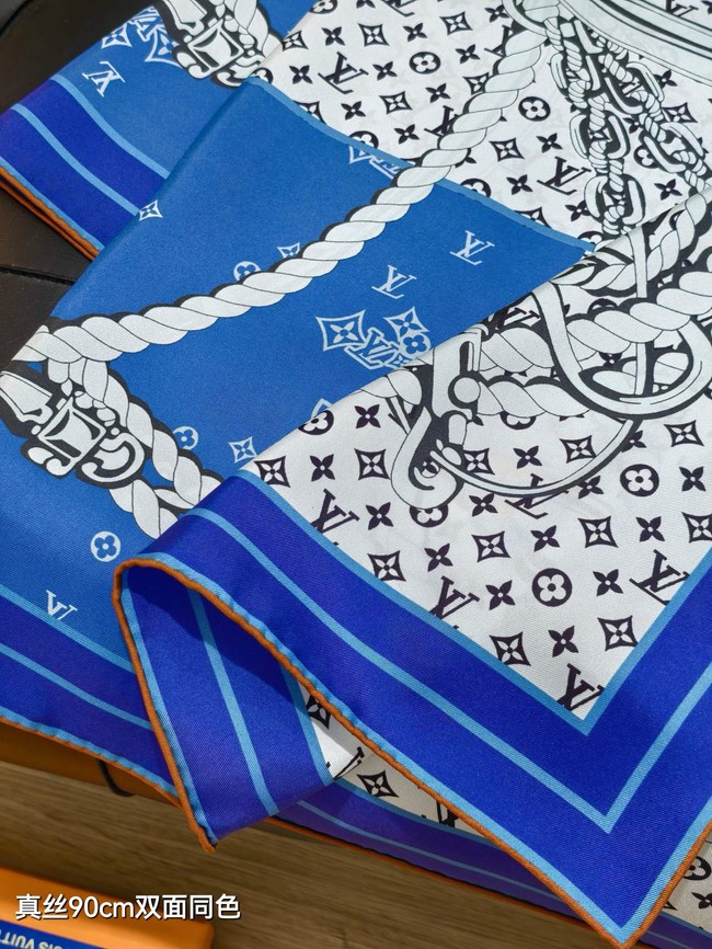 Louis Vuitton Square Scarf Silk Jacquard XT281