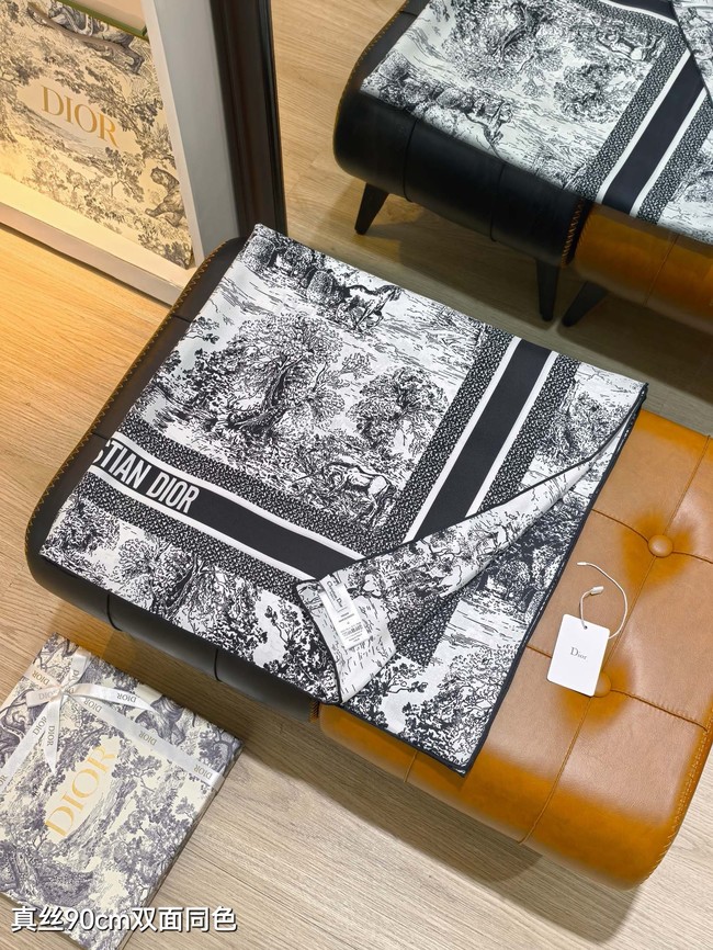 Dior Shawl Cashmere and Silk Jacquard KY089