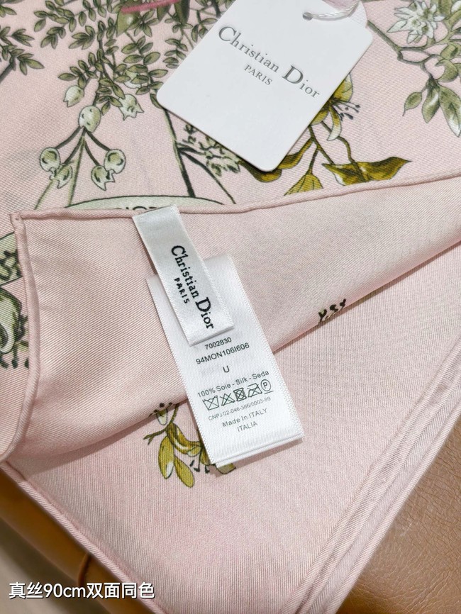 Dior Silk Twill Square Scarf KY075