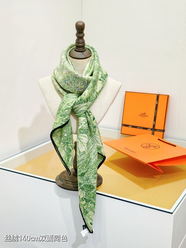 Hermes Shawl Cashmere and Silk Jacquard KY086