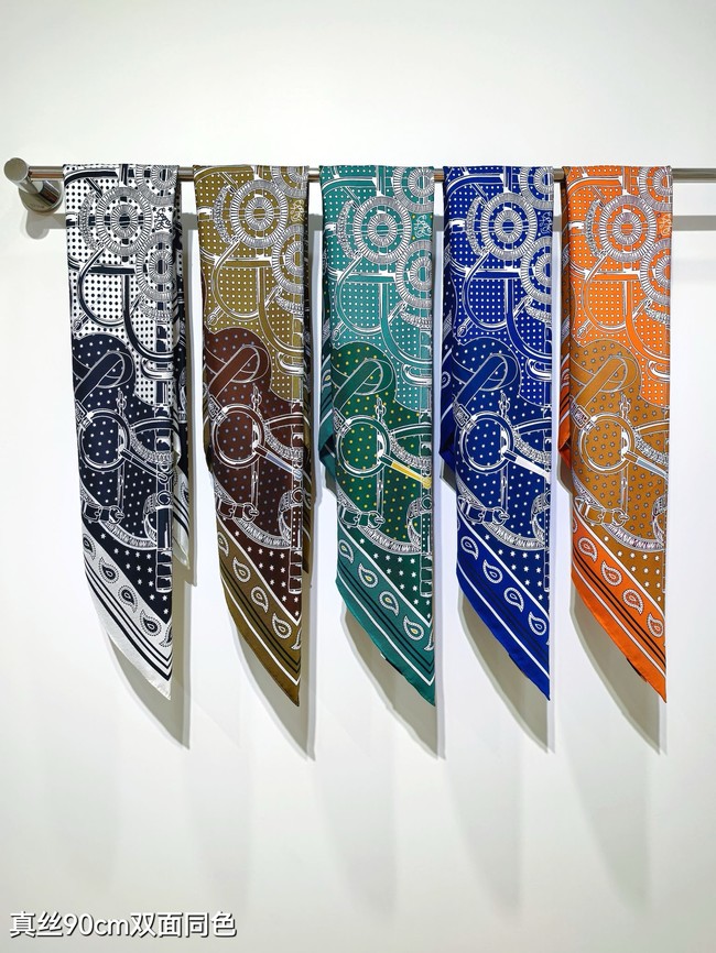 Hermes Shawl Cashmere and Silk Jacquard KY098