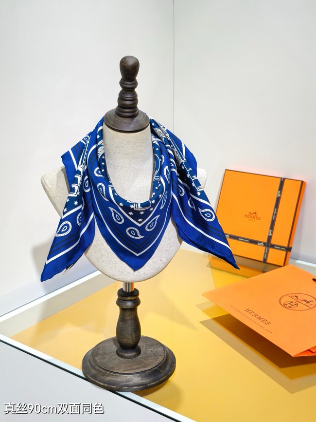 Hermes Shawl Cashmere and Silk Jacquard KY101