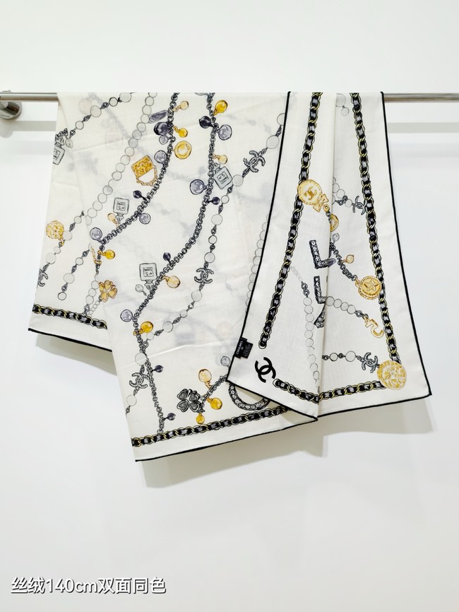 Louis Vuitton Shawl Cashmere and Silk KY124