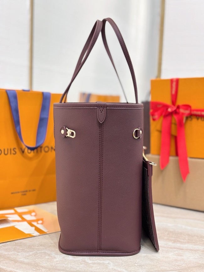 Louis Vuitton NEW - REVERSIBLE Neverfull Inside Out MM M25663 Monogram&Red