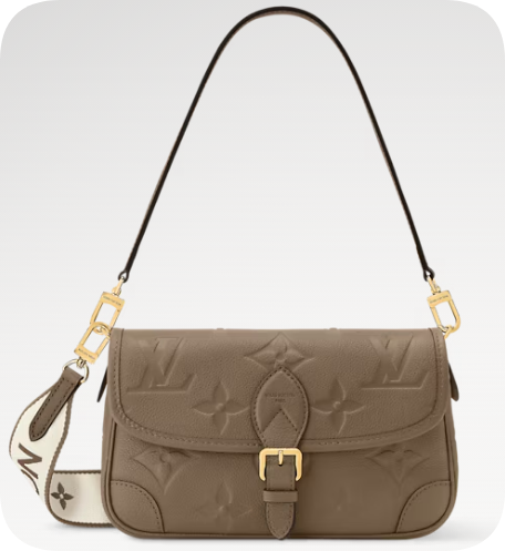 Louis Vuitton NEW Diane M15049 Smoke