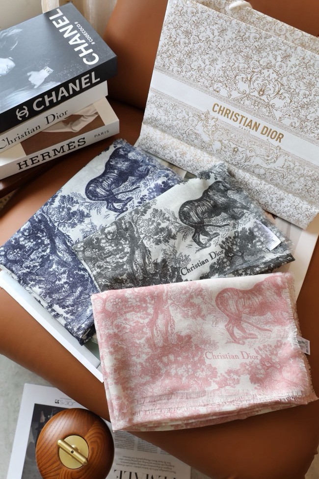 Dior Shawl Wool Silk and Cotton KY182