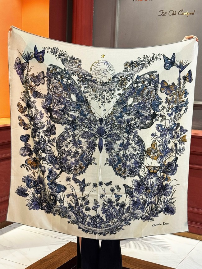 Dior Shawl Wool Silk and Cotton KY193