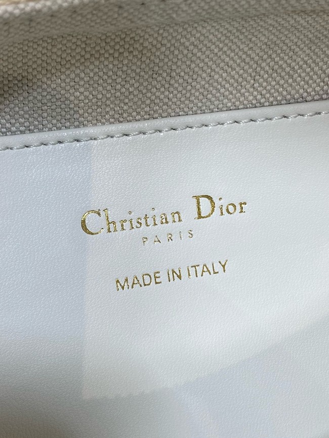 30 Montaigne Diorling Mini Bag with Chain Dior Oblique Jacquard S4309U GRAY 