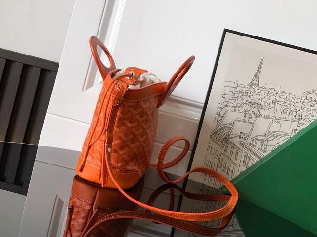 Goyard Calfskin Leather Tote Bag PM 00249 orange