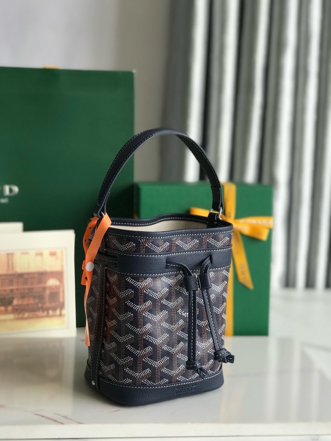 Goyard petit flot drawstring Bag MINI 20251 dark blue