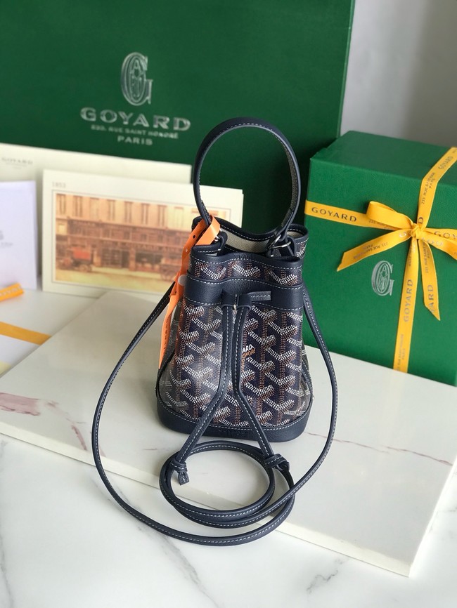 Goyard petit flot drawstring Bag MINI 20251 dark blue