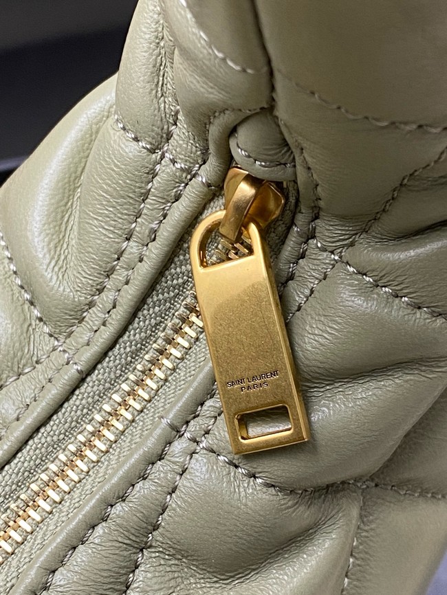 Saint Laurent ICARINO in quilted nappa 851689 light green