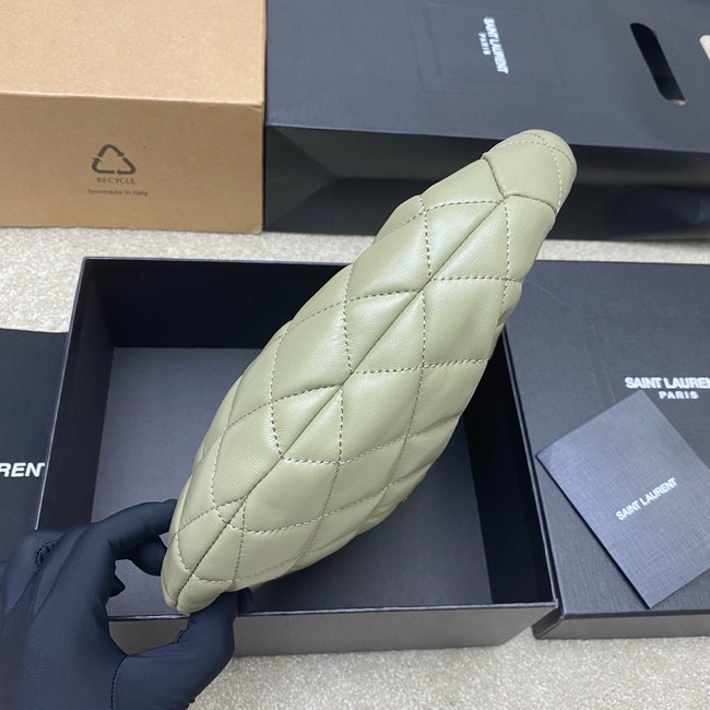 Saint Laurent ICARINO in quilted nappa 851689 light green