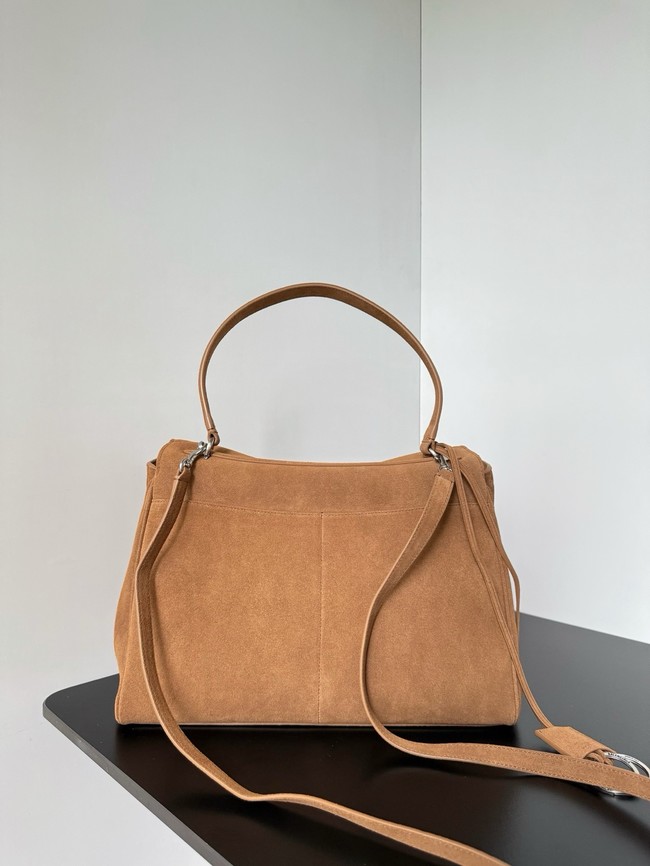 Balenciaga Rodeo Handbag Large suede calfskin 795458 tan