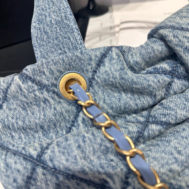 Chanel Denim Bow bag AS5851 blue