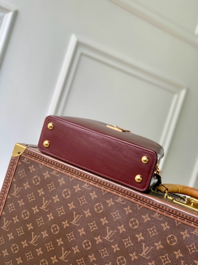 Louis Vuitton Capucines East-West Mini M25473 Grenat Red