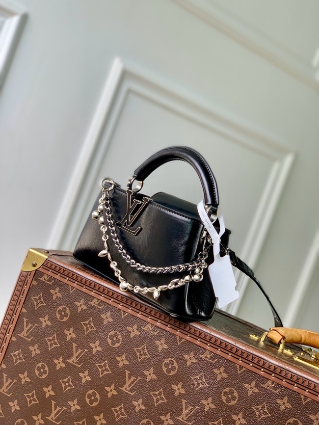 Louis Vuitton Capucines East-West Mini M25473 black