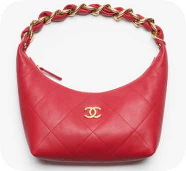 Chanel Hobo Handbag AS5837 red