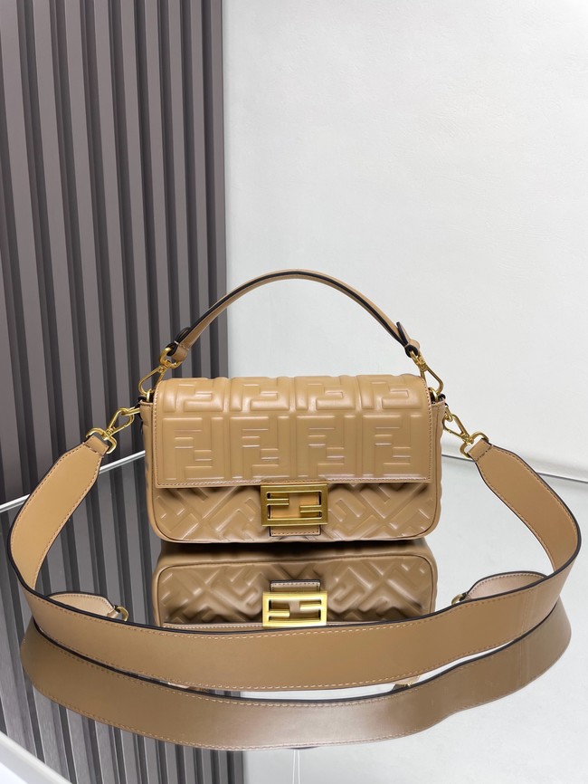 Fendi Baguette Mini Bag 8BS017 Apricot