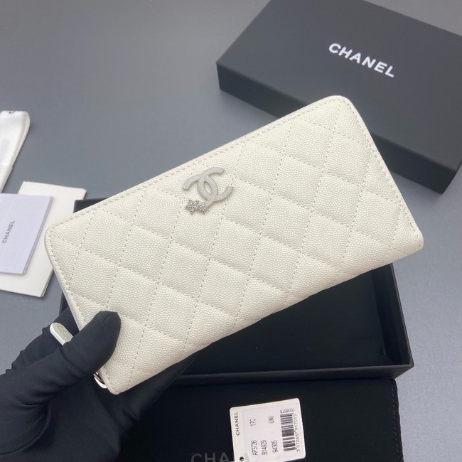 Chanel Classic Zipped Wallet 3726 Cream