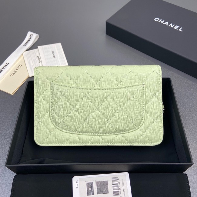 Chanel Wallet On Chain AP3723 light green