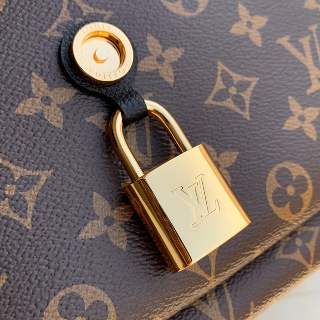 Louis Vuitton Monogram Canvas Shoulder Bag M27067 black